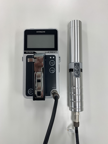 Air radiation dose rate measurement(measurement using a survey meter)